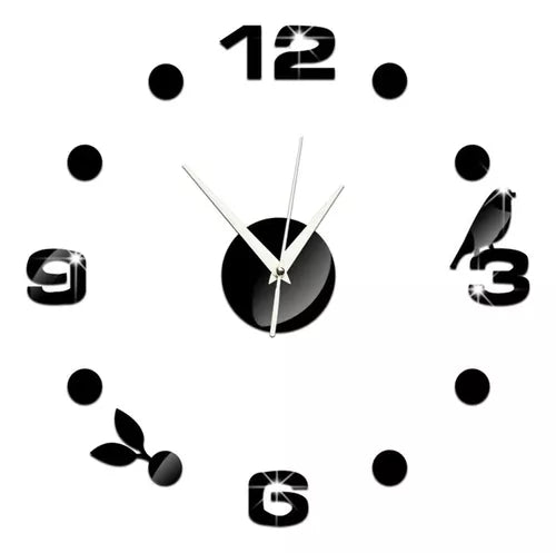 Reloj De Pared 3d Grande Para Decoración
